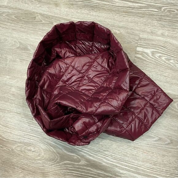 New Amazon Brand Square topstitching quilted scarf pufffer - Picture 5 of 7